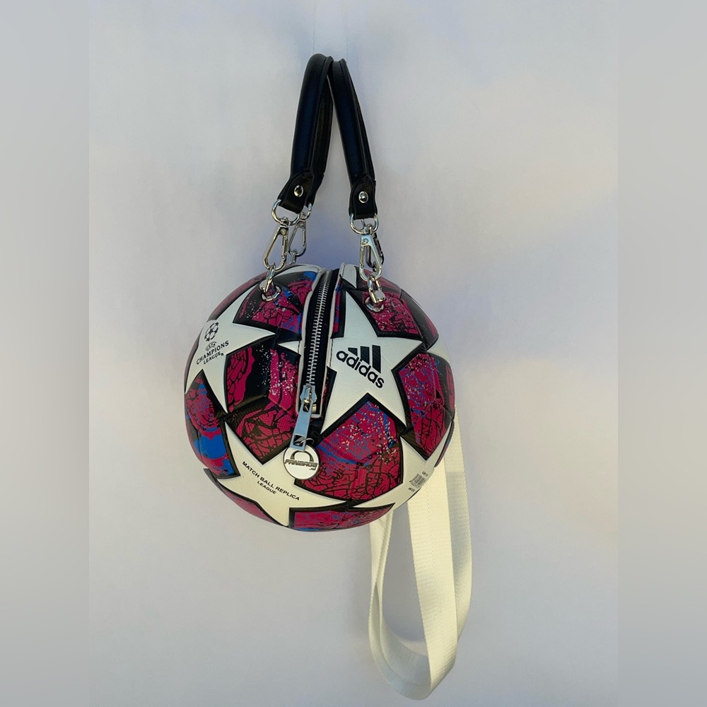 Pink Star Championship Soccer Ball Purse.